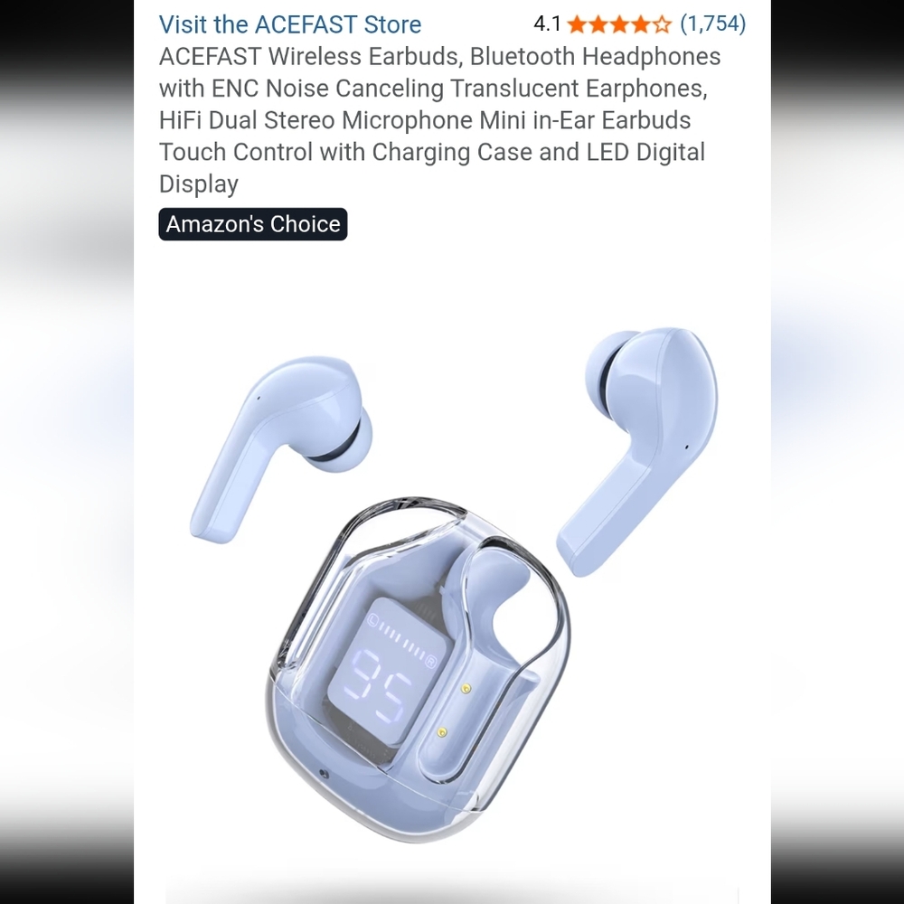 New TRUE WIRELESS LED Display 5.3 Bluetooth Headset with FREE Slcone Case - Picture 9 of 9